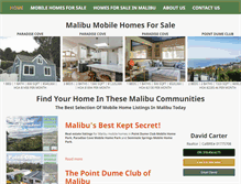 Tablet Screenshot of malibumobilehomes.com